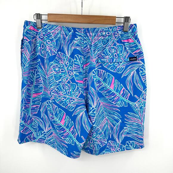 Chubbies The Cruise it of Lose It Classic Swim Trunks in blue palms Size L - Picture 7 of 7